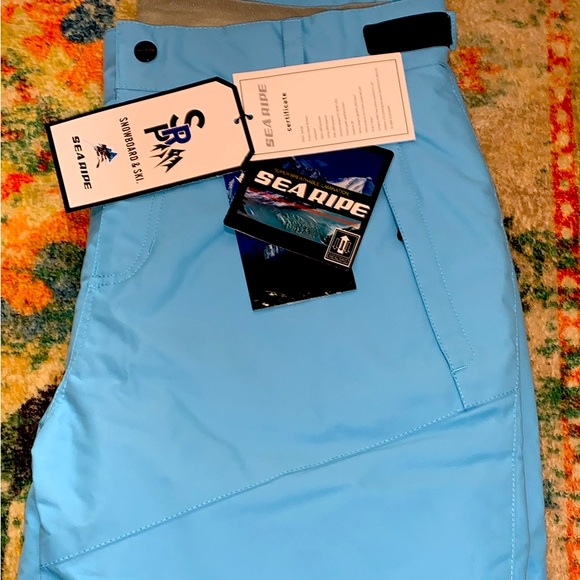SEARIPE SNOW PANTS SKI 2XL MEN WOMEN SEA FOAM CORAL - Picture 1 of 5